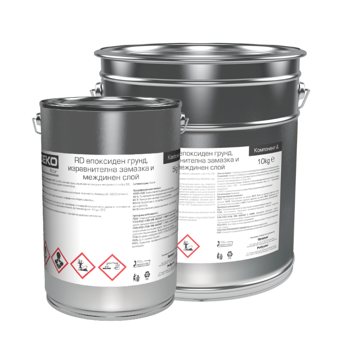 DEKO floor Primer RD 2К Епоксиден грунд компонент А+В